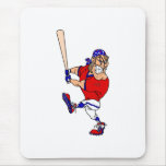 Angry Pirate Baseball Mousepads