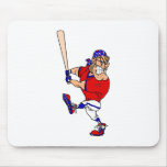 Angry Pirate Baseball Mousepads