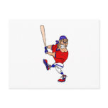 Angry Pirate Baseball Postcard