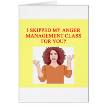angry psychology joke greeting card