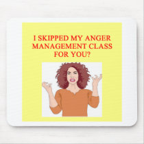 angry psychology joke mousepad