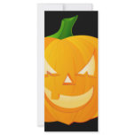 Angry Pumpkin Personalized Rack Card