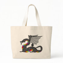 Angry Rainbow Dragon bags