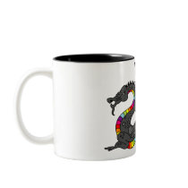 Angry Rainbow Dragon mugs