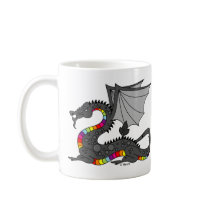 Angry Rainbow Dragon mugs