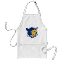 angry razorback wild pig hog boar head aprons