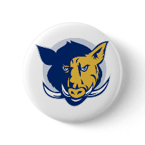 angry razorback wild pig hog boar head buttons