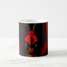 Angry Red Dragon Mugs