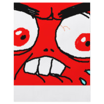 Angry Red Rage Face Full Color Flyer