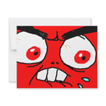 Angry Red Rage Face Announcement