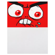 Angry Red Rage Face letterhead
