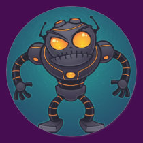 Angry Robot stickers