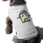 Angry Robot with Brain Pet Tshirt