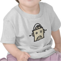 Angry Robot with Brain T Shirts