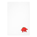 angry rotten tomato cartoon character stationery
