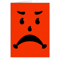 Angry Sad 80s Child Parody Card