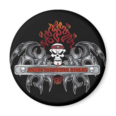 Angry-Scotsman-Bikers Fridge Magnets by karabunda