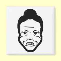 Angry Senior Fridge Magnet magnets