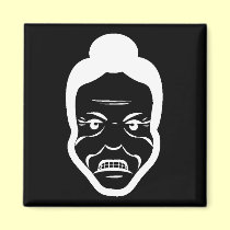 Angry Senior Fridge Magnet magnets