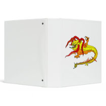 Angry Serpent Monster Vinyl Binder