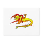 Angry Serpent Monster Post Cards