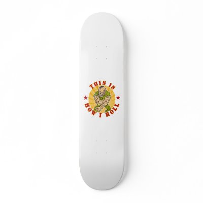 angry skull face army punk skateboard deck by patrimonio