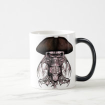 Angry Skull Pirate Mug mugs
