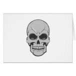 Angry Skull: Vector Illustration: Greeting Card