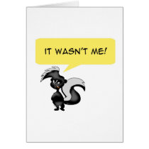 Angry skunk cards