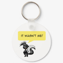 Angry skunk keychains