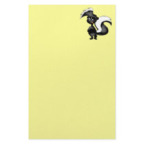 Angry skunk stationery