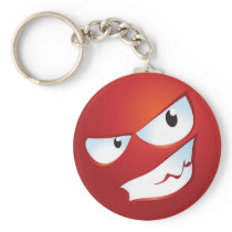 Angry Smile Key Chain