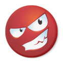 Angry Smile magnets by Fany001 Angry Smile magnets