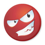 Angry Smile magnets