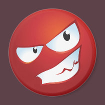 Angry Smile magnets