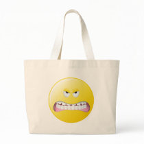 Angry Smiley Face Bags