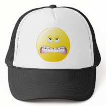 Angry Smiley Face Hats