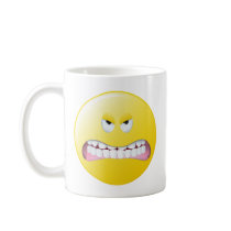 Angry Smiley Face mugs