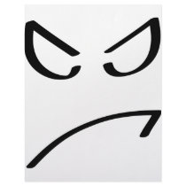 angry smiley icon letterhead