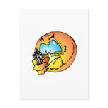 Angry smiley postcards