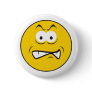Angry Snarling Smiley Face Pinback Button
