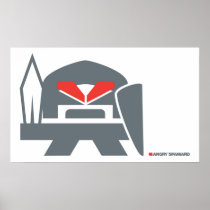 Angry Spaniard - Grey Posters