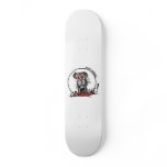Angry Squirrel Logo Skateboard