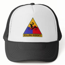Angry Squirrel Militia Armored Division Mesh Hats