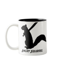 Angry Squirrel Mug (Black)