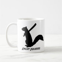 Angry Squirrel Mug (Black) mugs