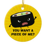 Angry Sushi Christmas Tree Ornaments