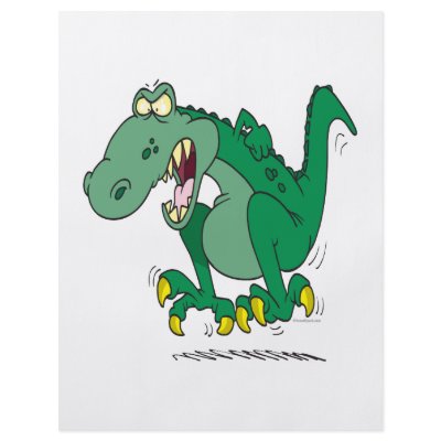 angry t-rex dino tantrum flyers by tooni_dooni