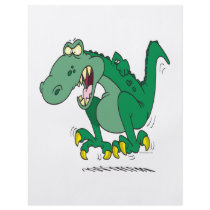 angry t-rex dino tantrum flyers