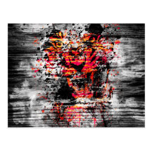 Angry Tiger Postcard